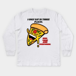 Food is life Kids Long Sleeve T-Shirt